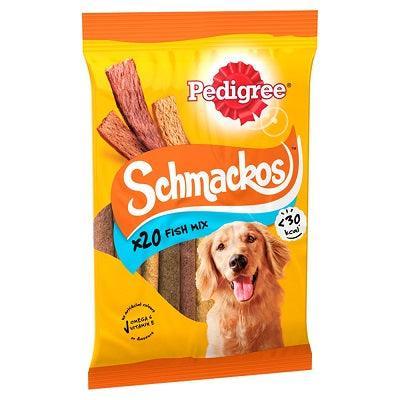 Pedigree Schmackos Fish 20 sticks - Case of 9