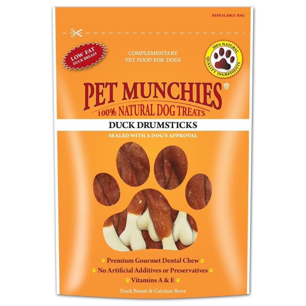 Pet Munchies Natural Duck Drumsticks 100g - Case of 8