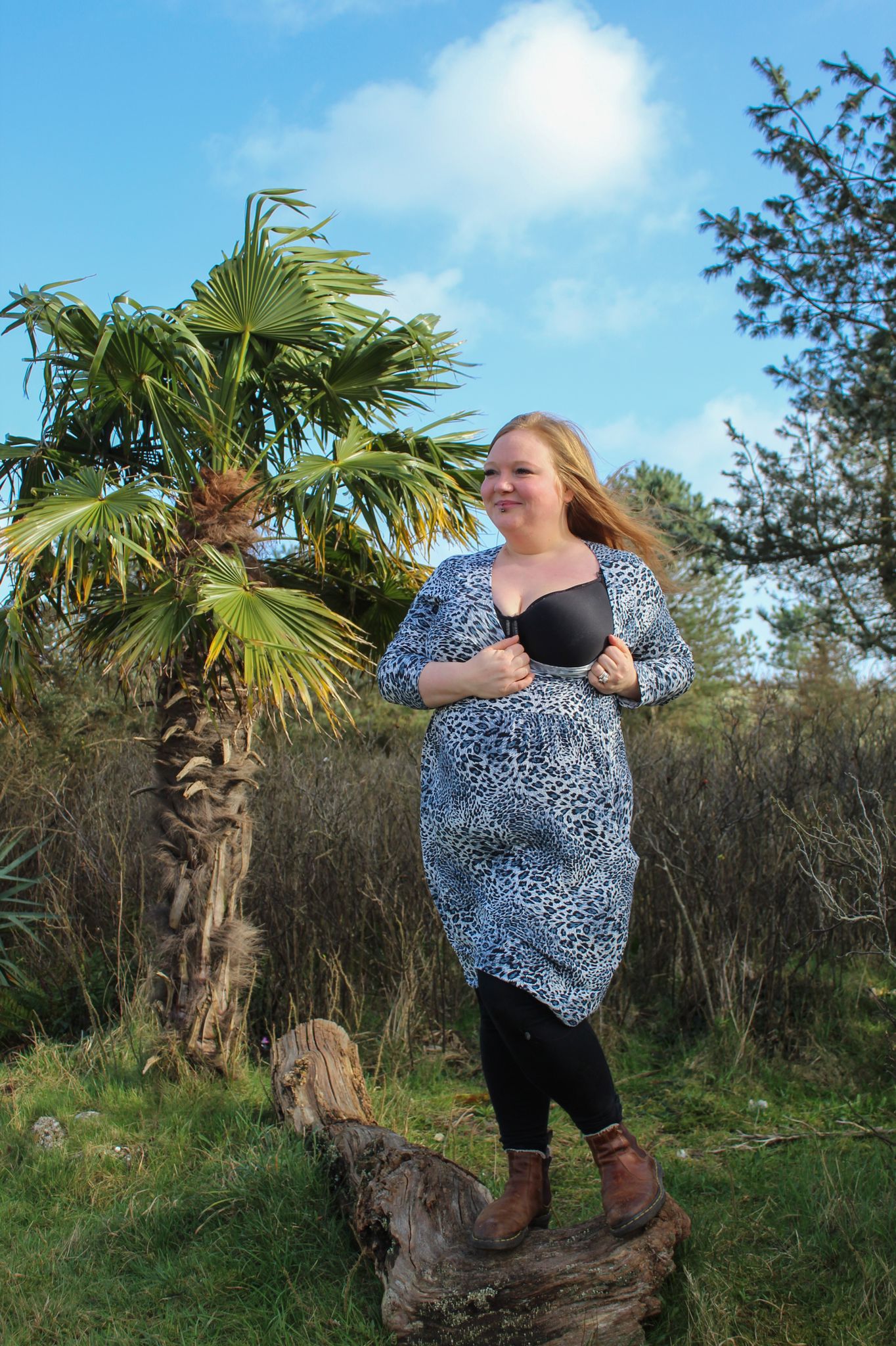 Petite Polly Leopard Dress - Flattering Fit with Pockets