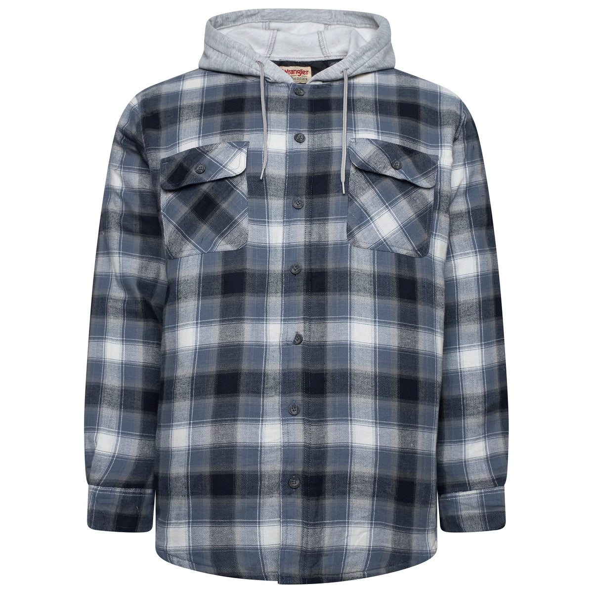 Wrangler Padded Hooded Shirt Jacket