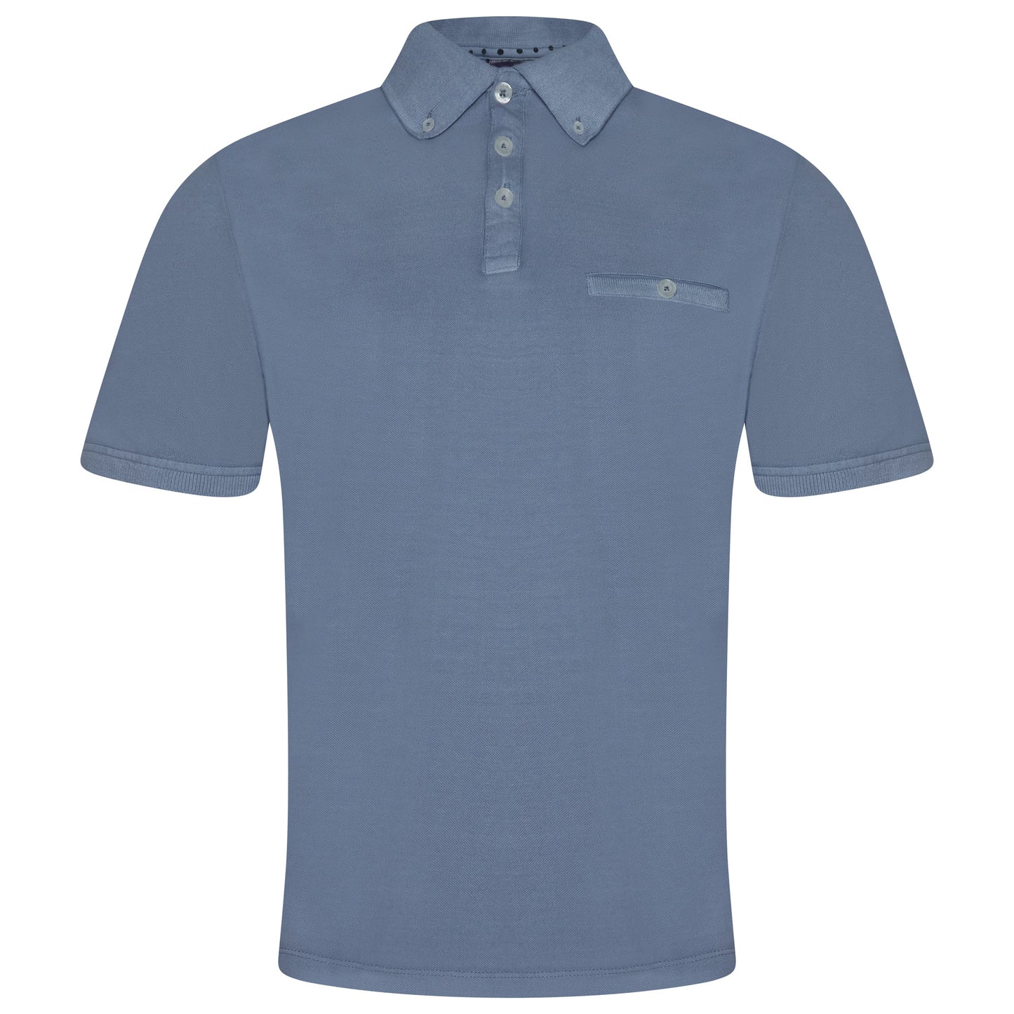 Evryone Men's Short Sleeve Polo Shirt – 100% Cotton Classic Fit Pique Polo