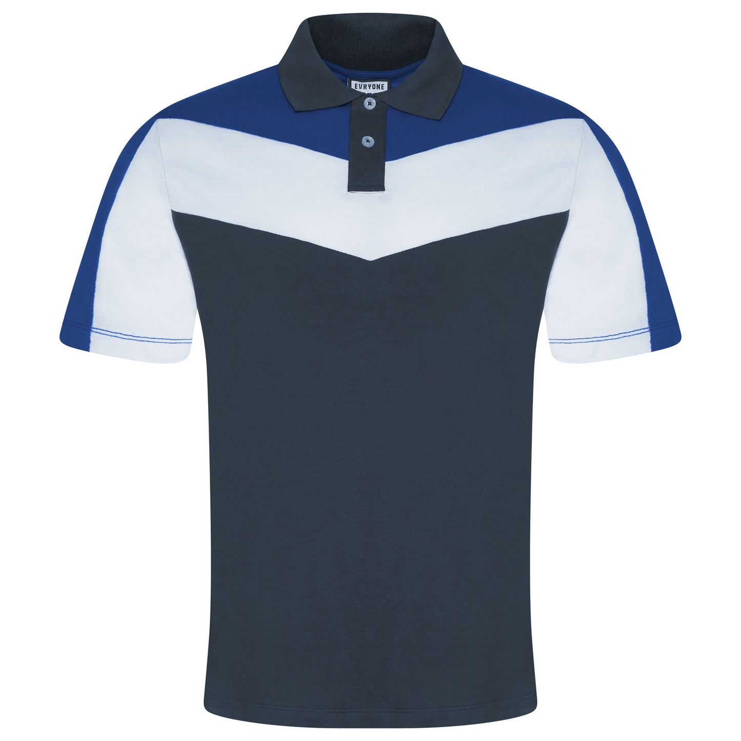 Evryone Contrast Stripe Polo Shirt | 100% Cotton Classic Fit
