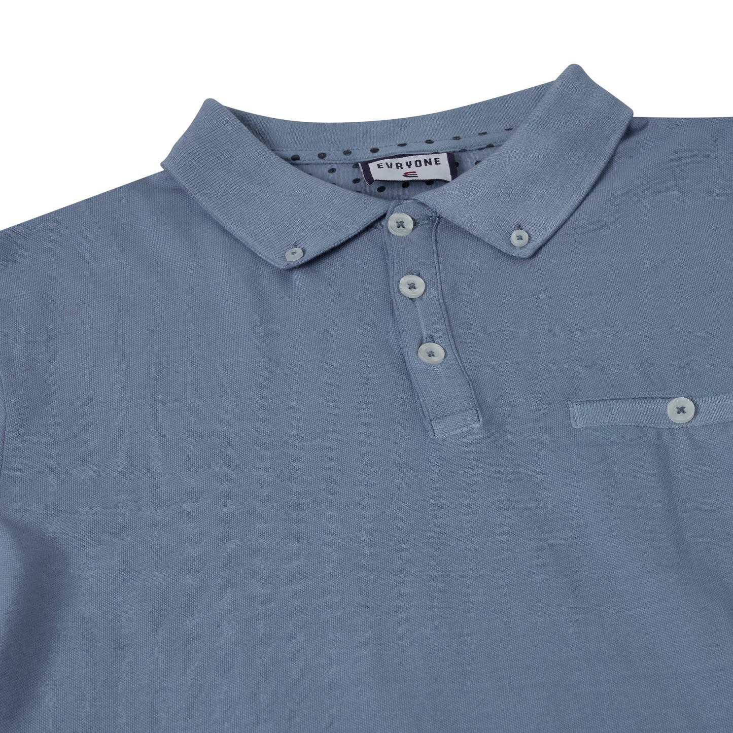 Evryone Men's Short Sleeve Polo Shirt – 100% Cotton Classic Fit Pique Polo