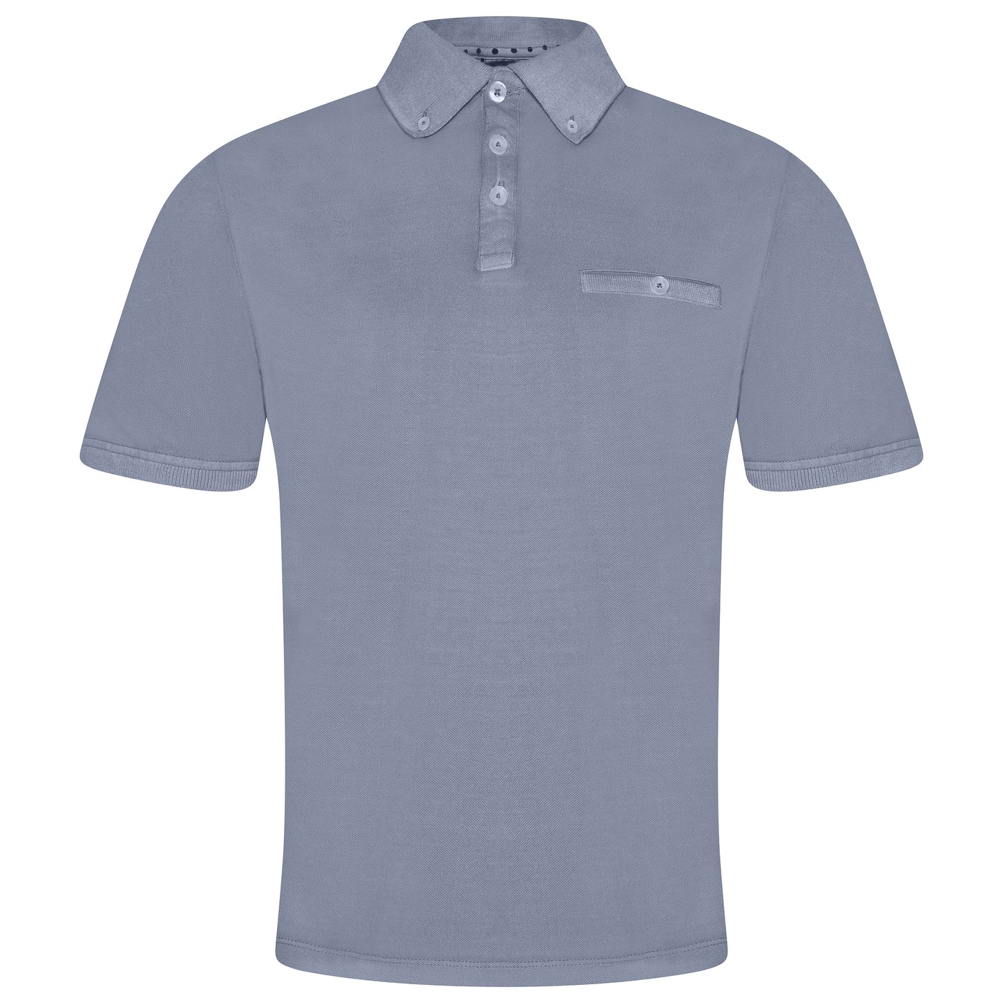 Evryone Men's Short Sleeve Polo Shirt – 100% Cotton Classic Fit Pique Polo