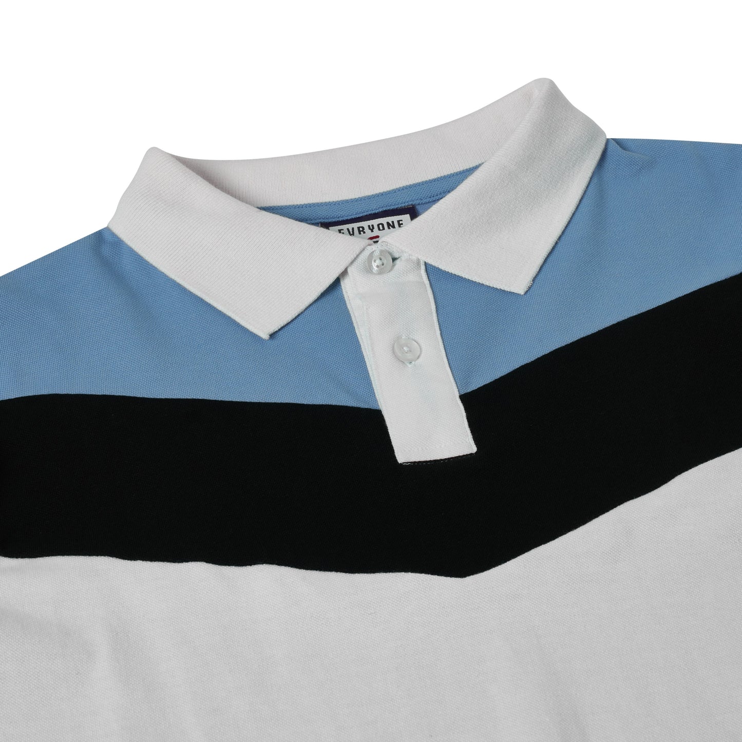 Evryone Contrast Stripe Polo Shirt | 100% Cotton Classic Fit