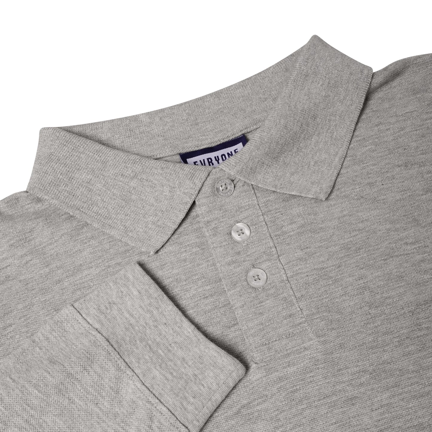 Evryone Men's Long Sleeve Polo Shirt | Regular Fit | S–2XL
