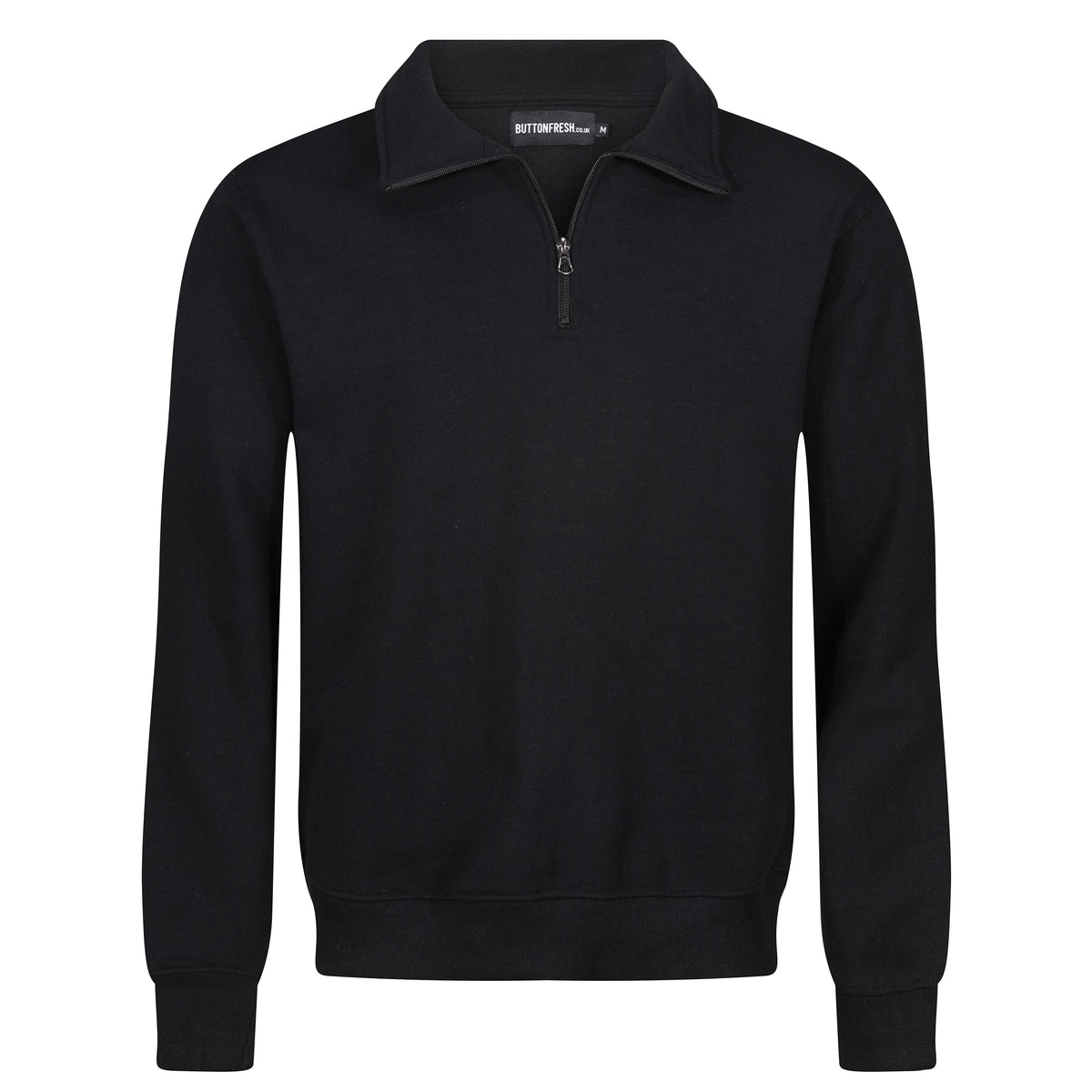 Sudadera con cremallera de un cuarto ButtonFresh
