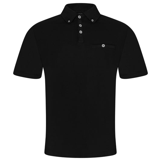Evryone Men's Short Sleeve Polo Shirt – 100% Cotton Classic Fit Pique Polo