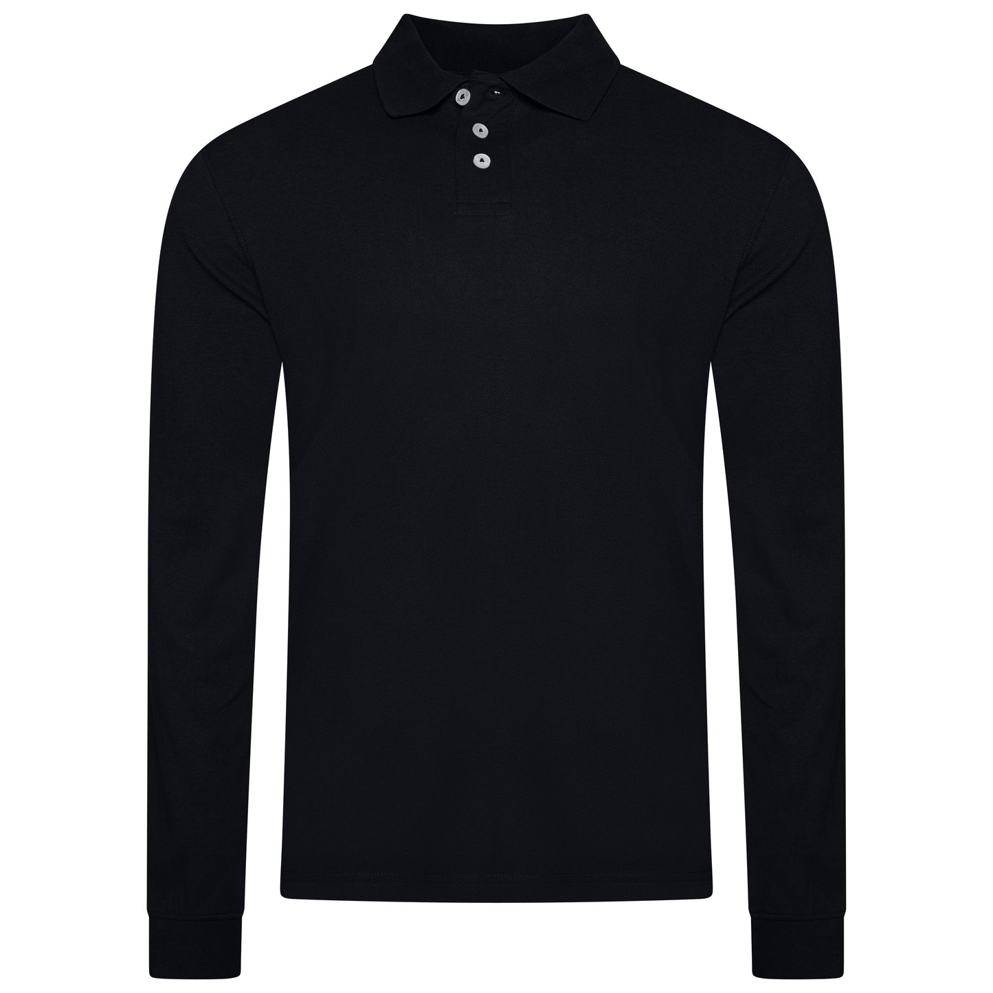 Evryone Men's Long Sleeve Polo Shirt | Regular Fit | S–2XL