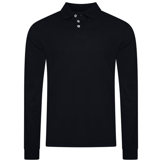 Evryone Men's Long Sleeve Polo Shirt | Regular Fit | S–2XL