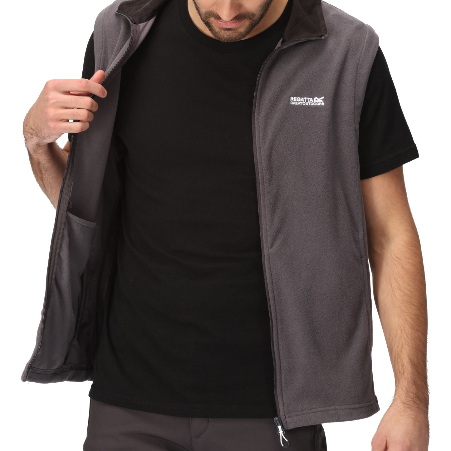Regatta Tobias Sleeveless Fleece Gilet – Lightweight Full Zip Bodywarmer