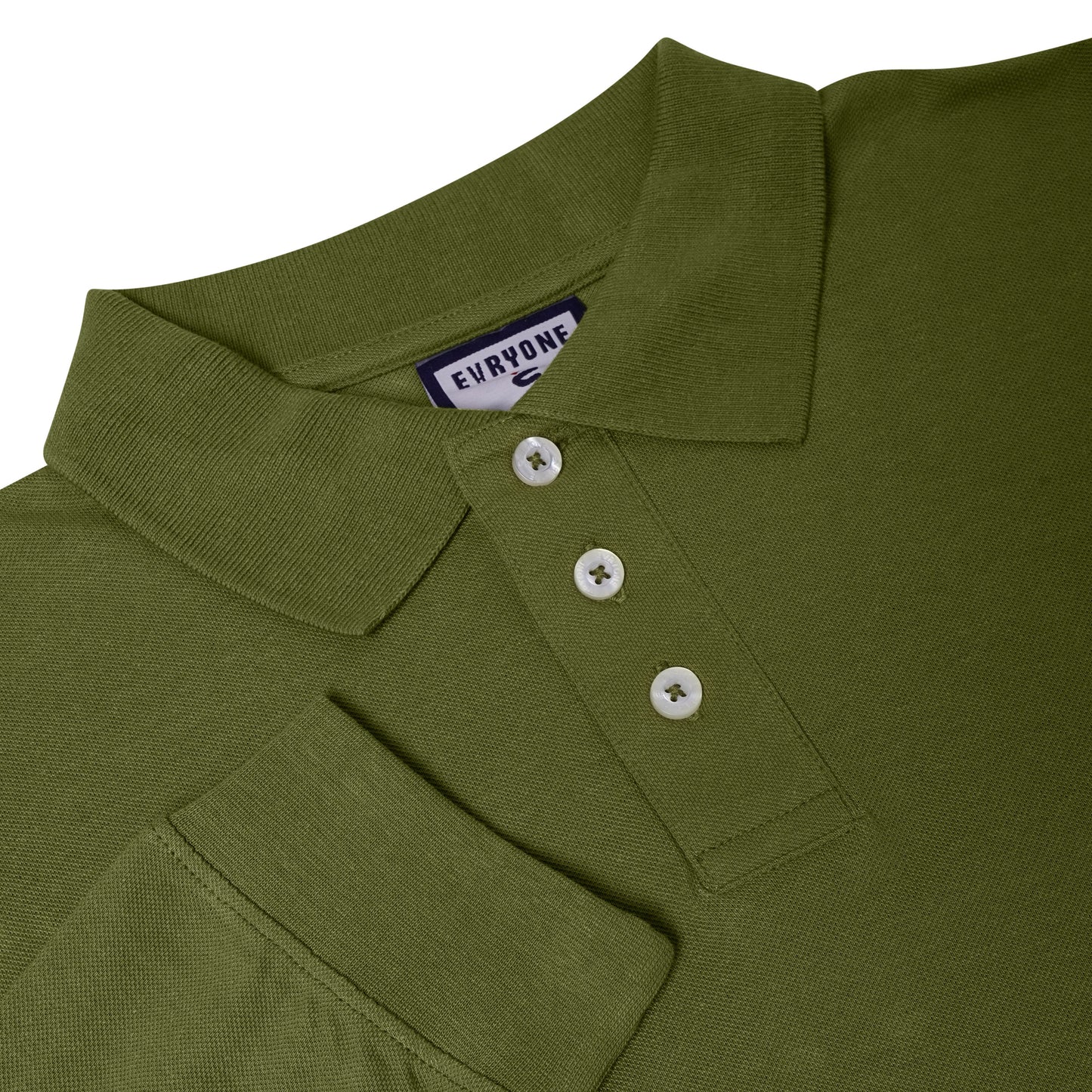 Evryone Men's Long Sleeve Polo Shirt | Regular Fit | S–2XL