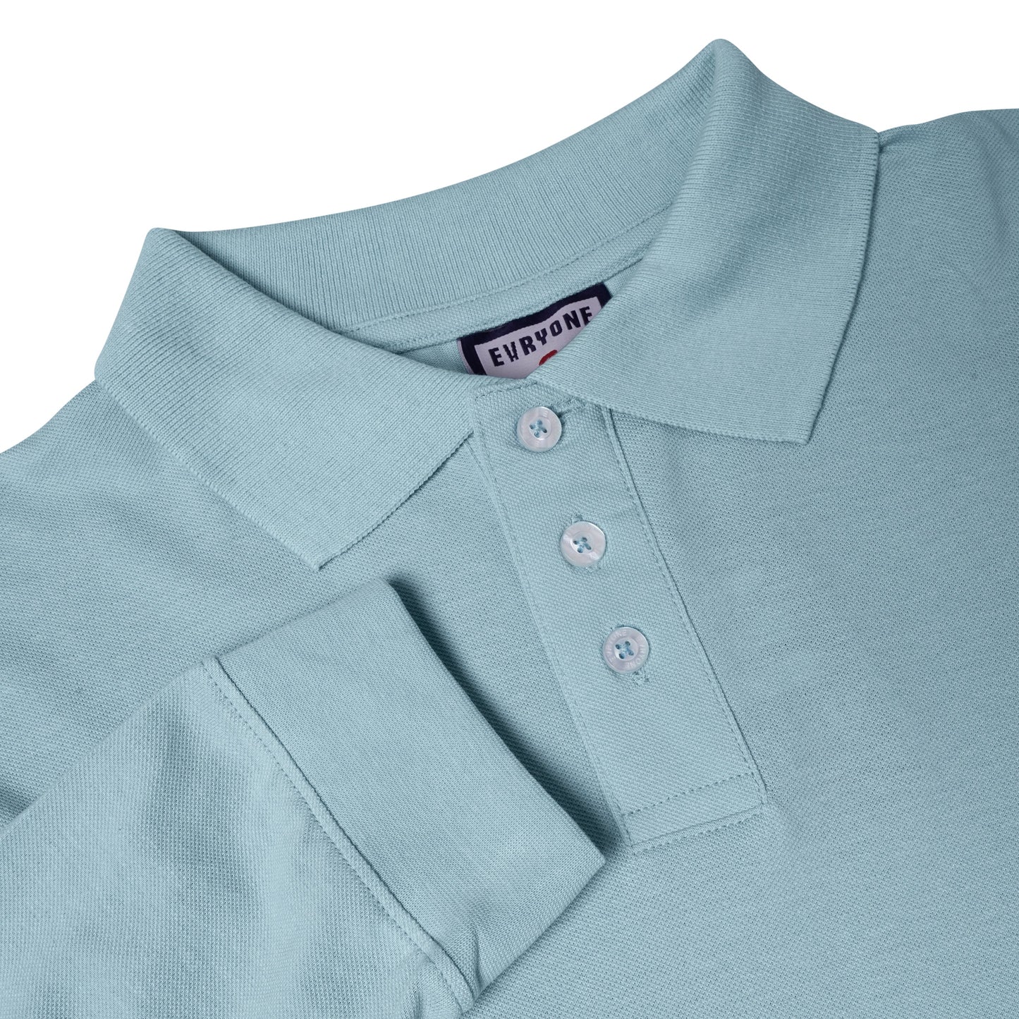 Evryone Men's Long Sleeve Polo Shirt | Regular Fit | S–2XL