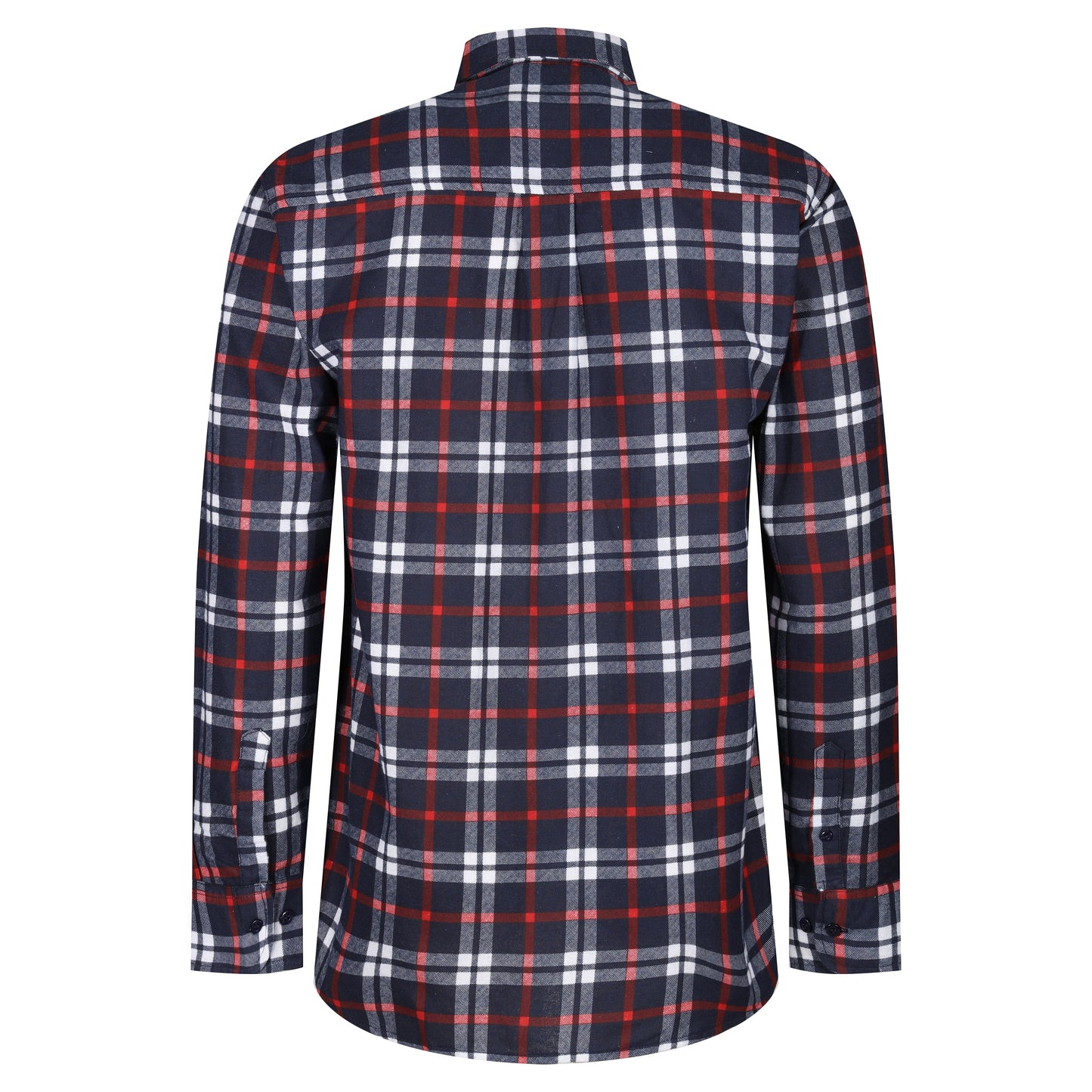 ButtonFresh Brushed Cotton Check Shirt – Long Sleeve | Regular Fit | M–3XL