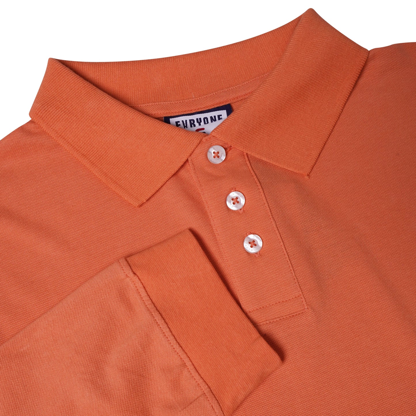 Evryone Men's Long Sleeve Polo Shirt | Regular Fit | S–2XL