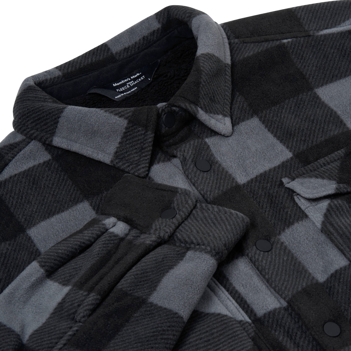 Member's Mark Sherpa Fleece Shacket Overshirt