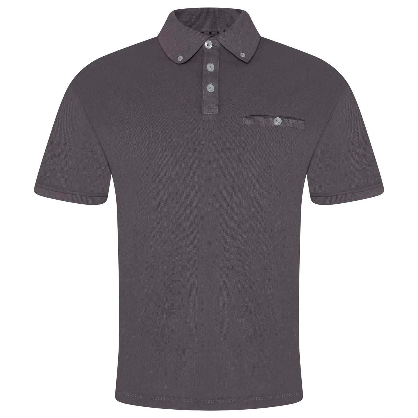 Evryone Men's Short Sleeve Polo Shirt – 100% Cotton Classic Fit Pique Polo