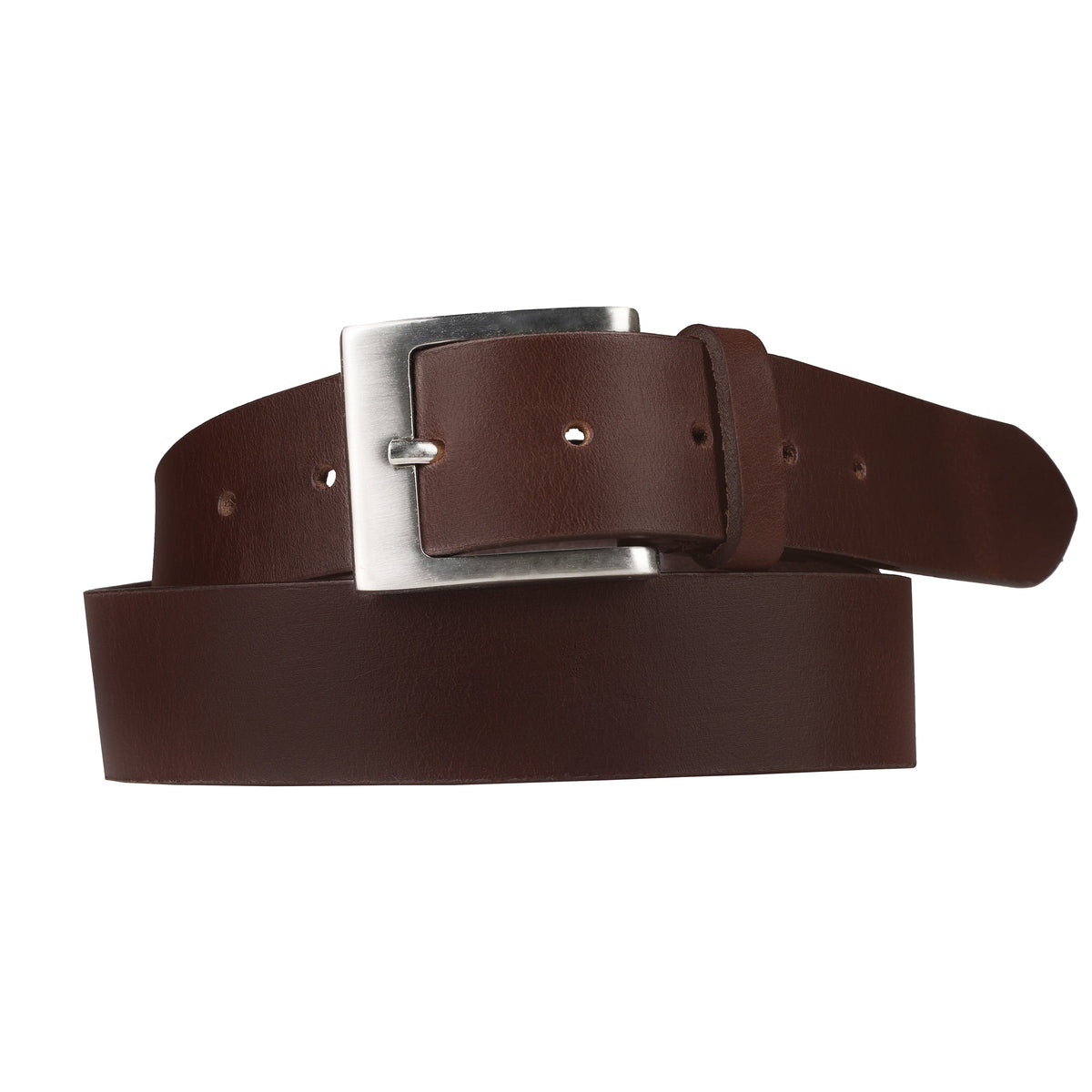 Outback 1,5" breiter Vierkant-Schnallen-Vollnarbenleder-Gürtel