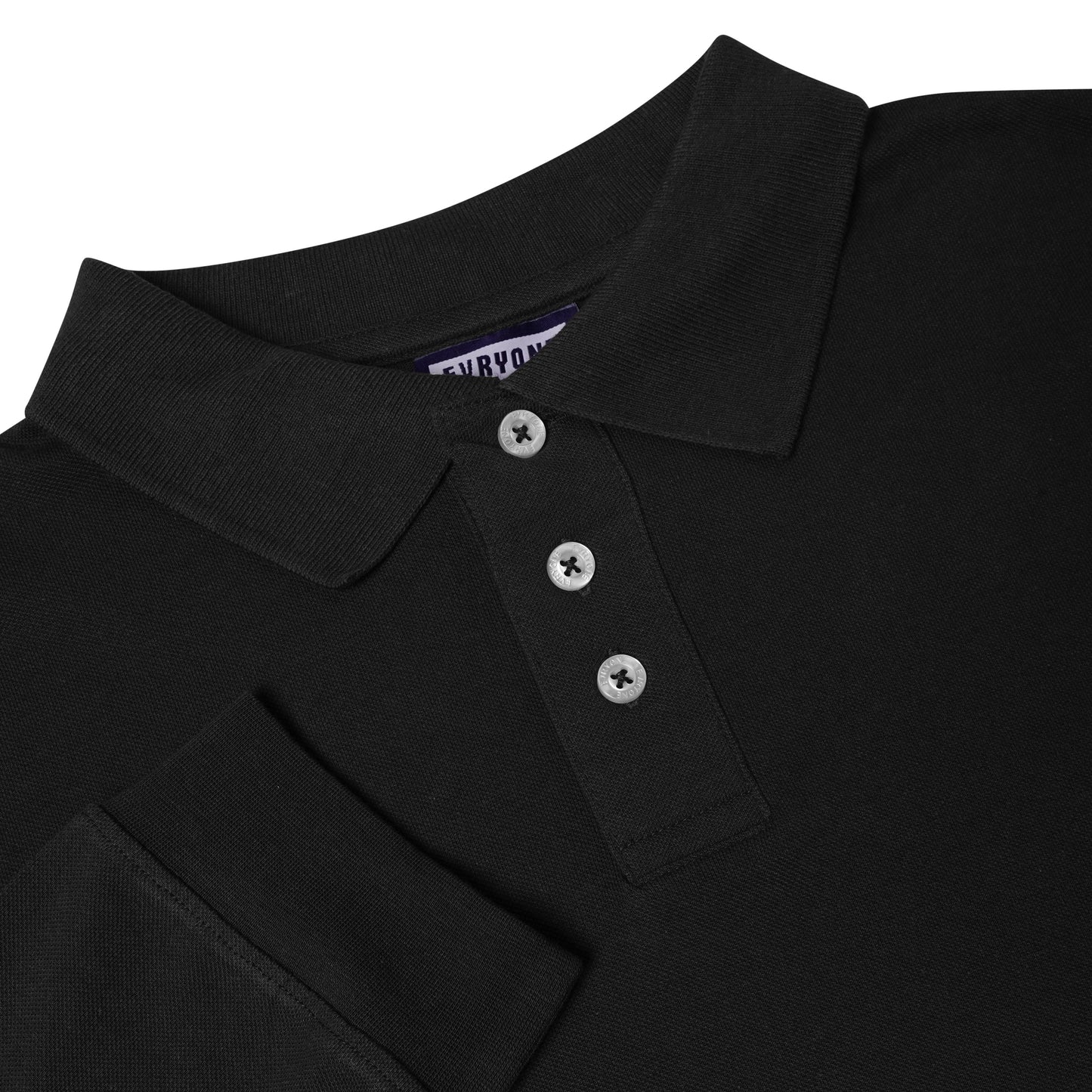 Evryone Men's Long Sleeve Polo Shirt | Regular Fit | S–2XL