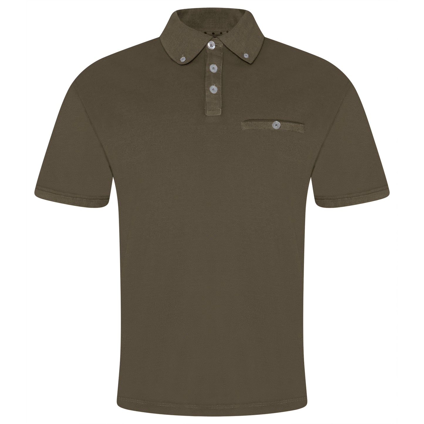 Evryone Men's Short Sleeve Polo Shirt – 100% Cotton Classic Fit Pique Polo