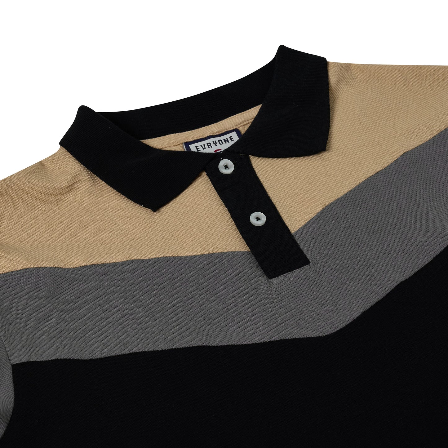 Evryone Contrast Stripe Polo Shirt | 100% Cotton Classic Fit