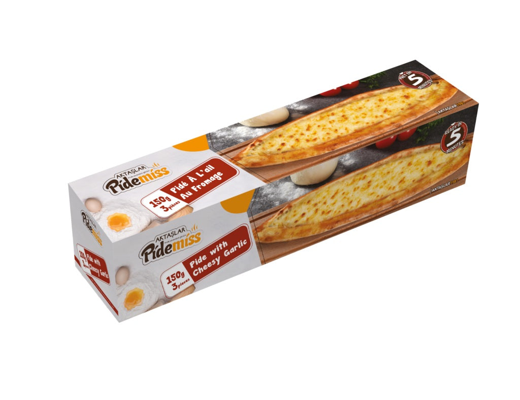 Pidemiss Frozen Cheesy Garlic Pide (3 pieces) 450g