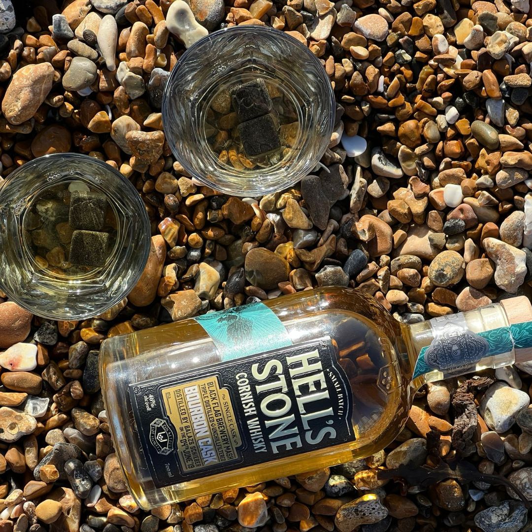 Pocketful of Stones Hell's Stone Single Cask Single Malt Cornish Whisky, 70cl
