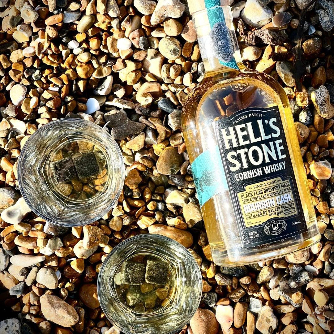 Pocketful of Stones Hell's Stone Single Cask Single Malt Cornish Whisky, 70cl
