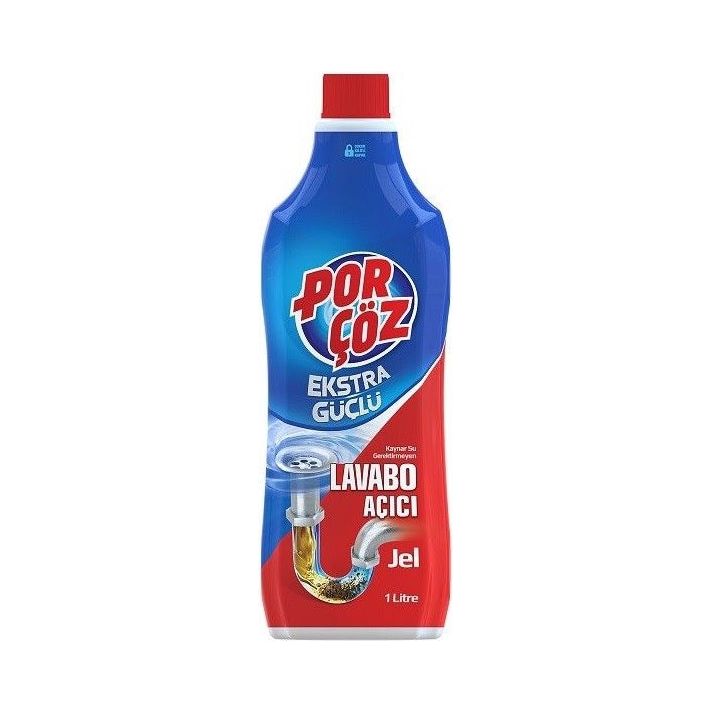Porcoz Drain Unblocker (Lavabo Acici) 1 LT