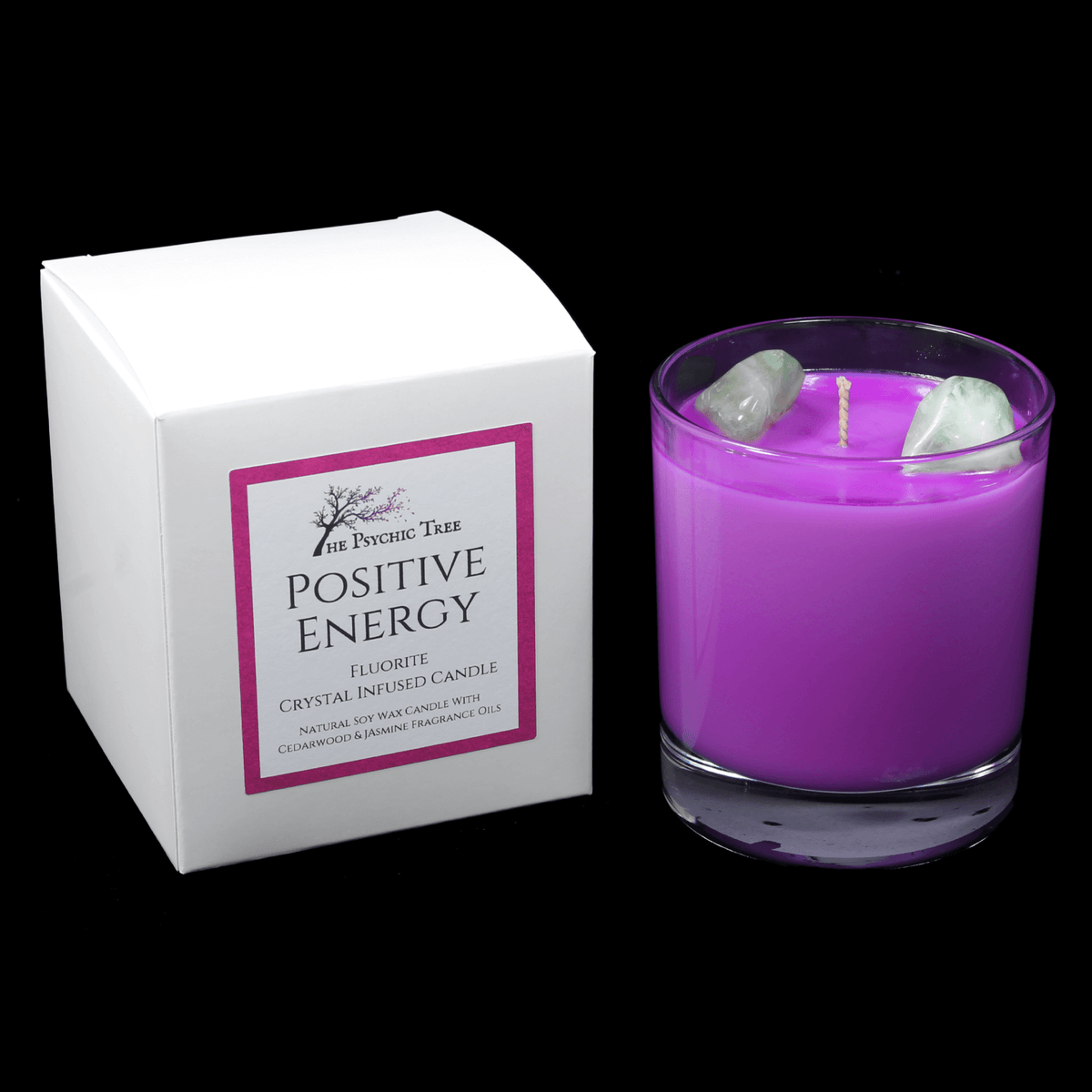 Positive Energie – Kristall-Duftkerze