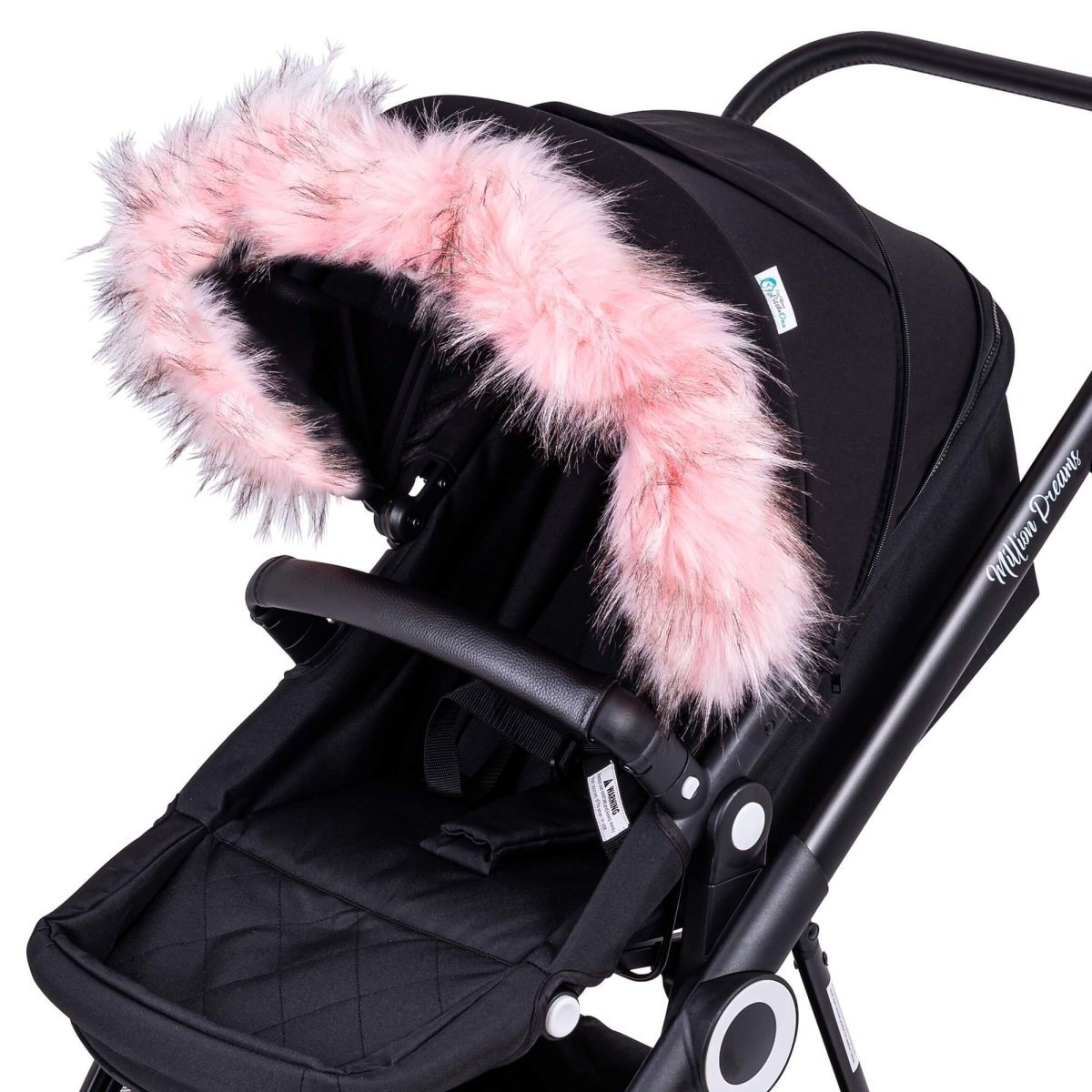 Kinderwagen Fellkapuzen-Aufsatz für Kinderwagen