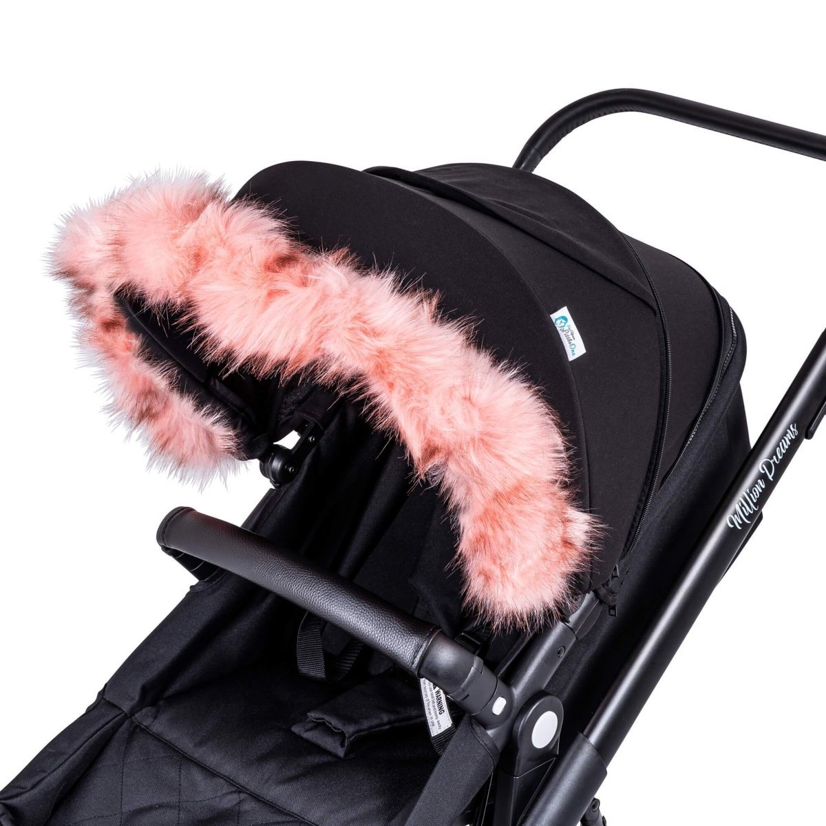 Kinderwagen Fellkapuzen-Aufsatz für Kinderwagen
