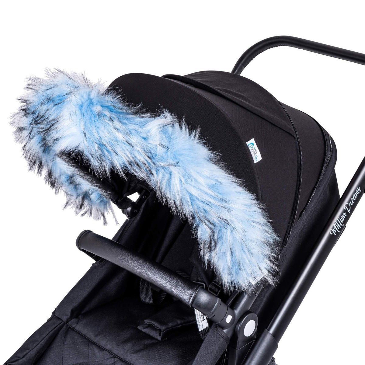 Kinderwagen Fellkapuzen-Aufsatz für Kinderwagen