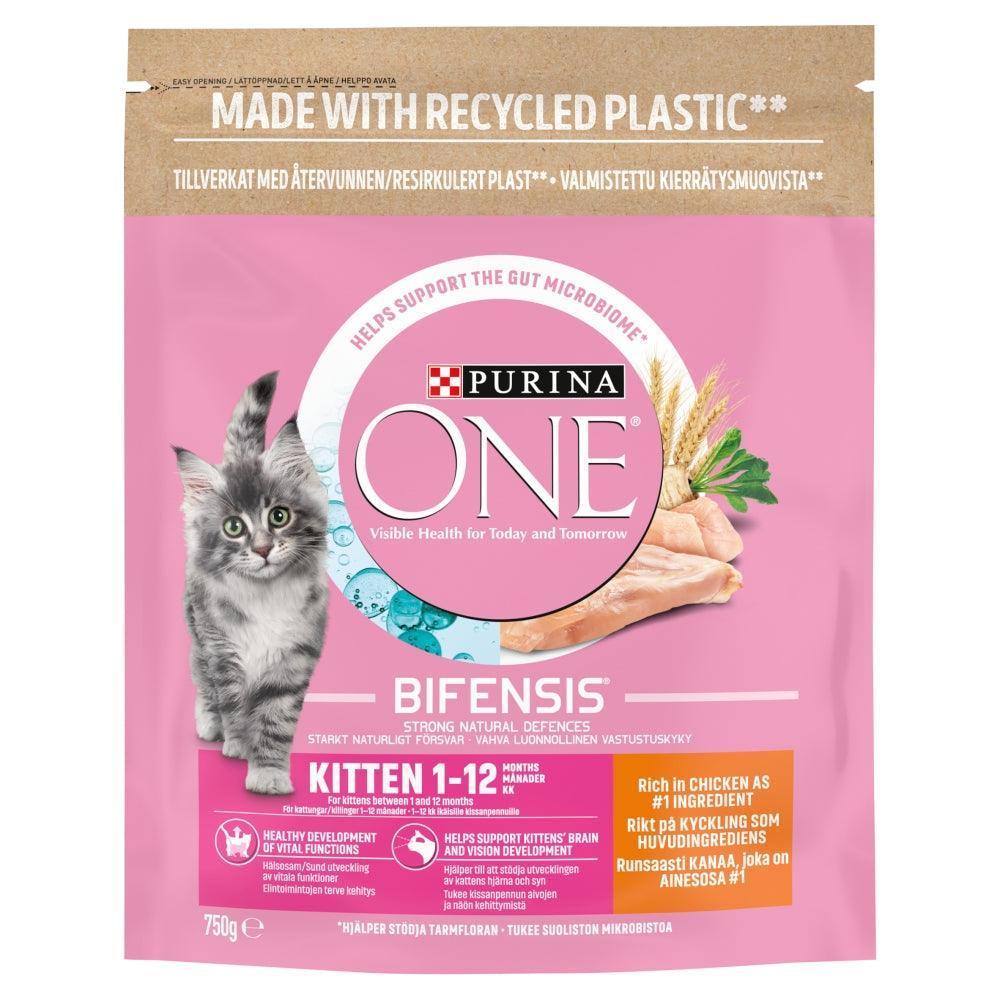 Purina One Kitten 1-12 Months Chicken and Wholegrain 750g - Case of 4