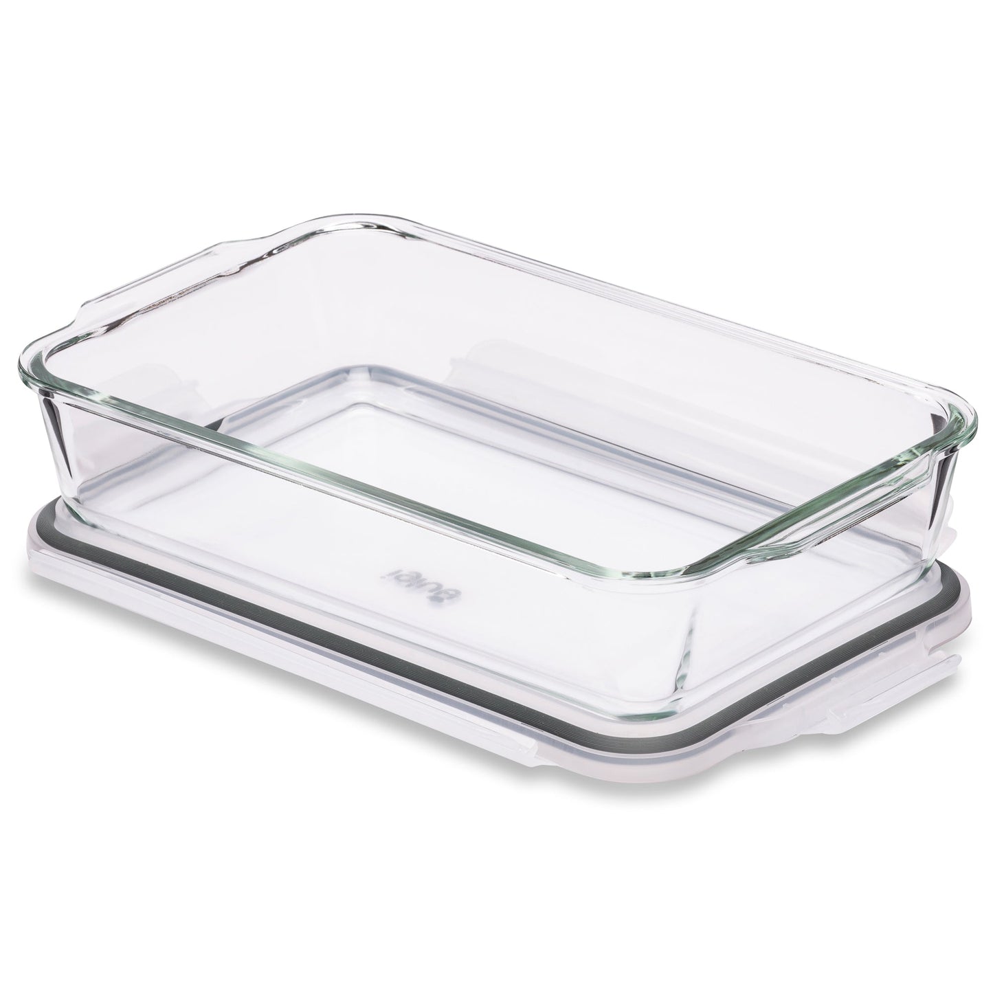 Borosilicate Glass Lasagne Dish with Airtight Lid | 2.2L | Oven, Freezer & Microwave Safe