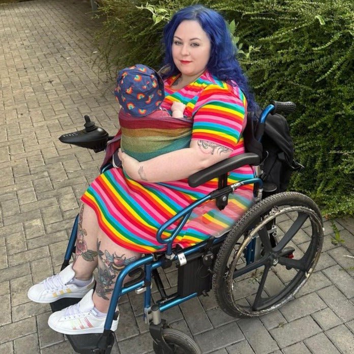 Rainbow Breastfeeding Skater Dress – MilkyMoon