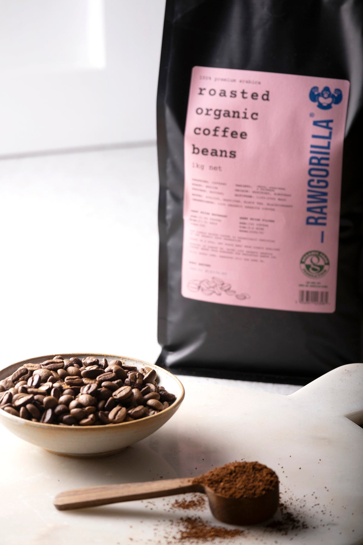 Geröstete Bio-Kaffeebohnen - 1kg