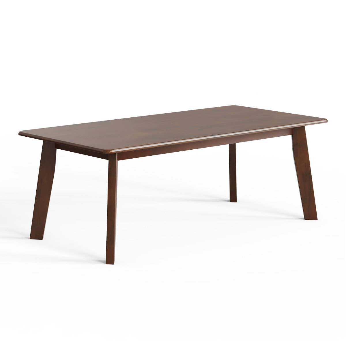 Rectangular Coffee Table with Rubber Legs