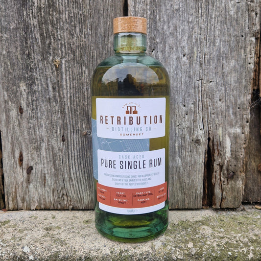 Retribution Distilling Single Cask Aged Rum 70cl – 58% ABV