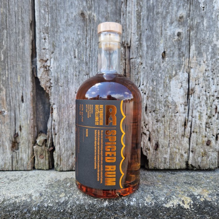 Retribution Distilling Spiced Rum, 70cl