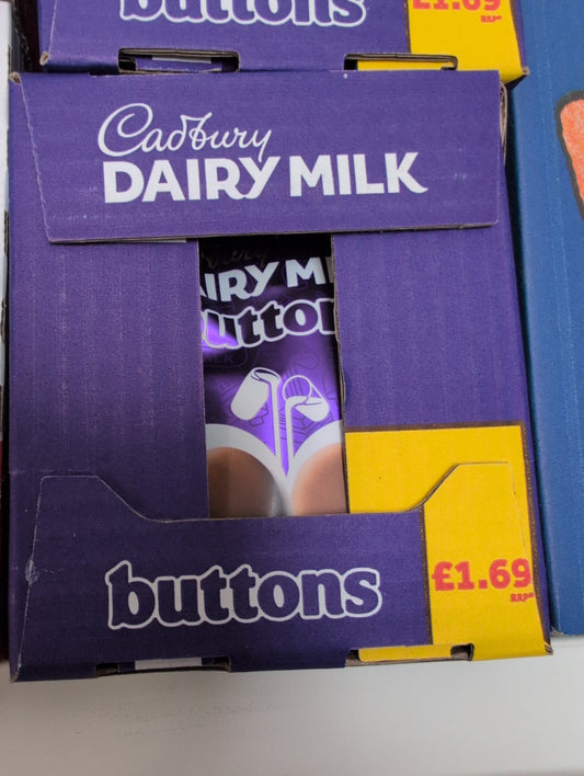 10 x Cadbury Dairy Milk Buttons £1.69 RRP Price Marked