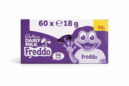 Caja de tabletas de chocolate Freddo – 60 x 18g