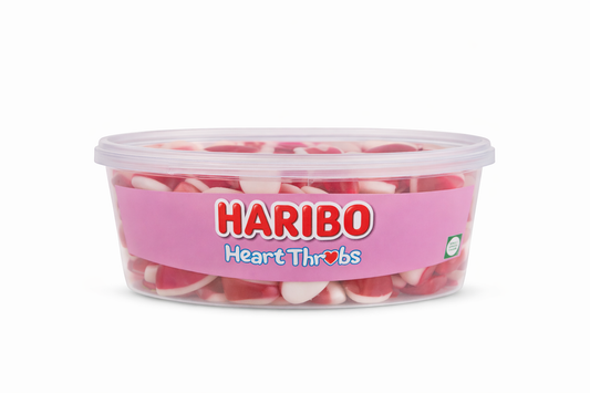 Haribo Heart Throbs – 480g Tub ex store