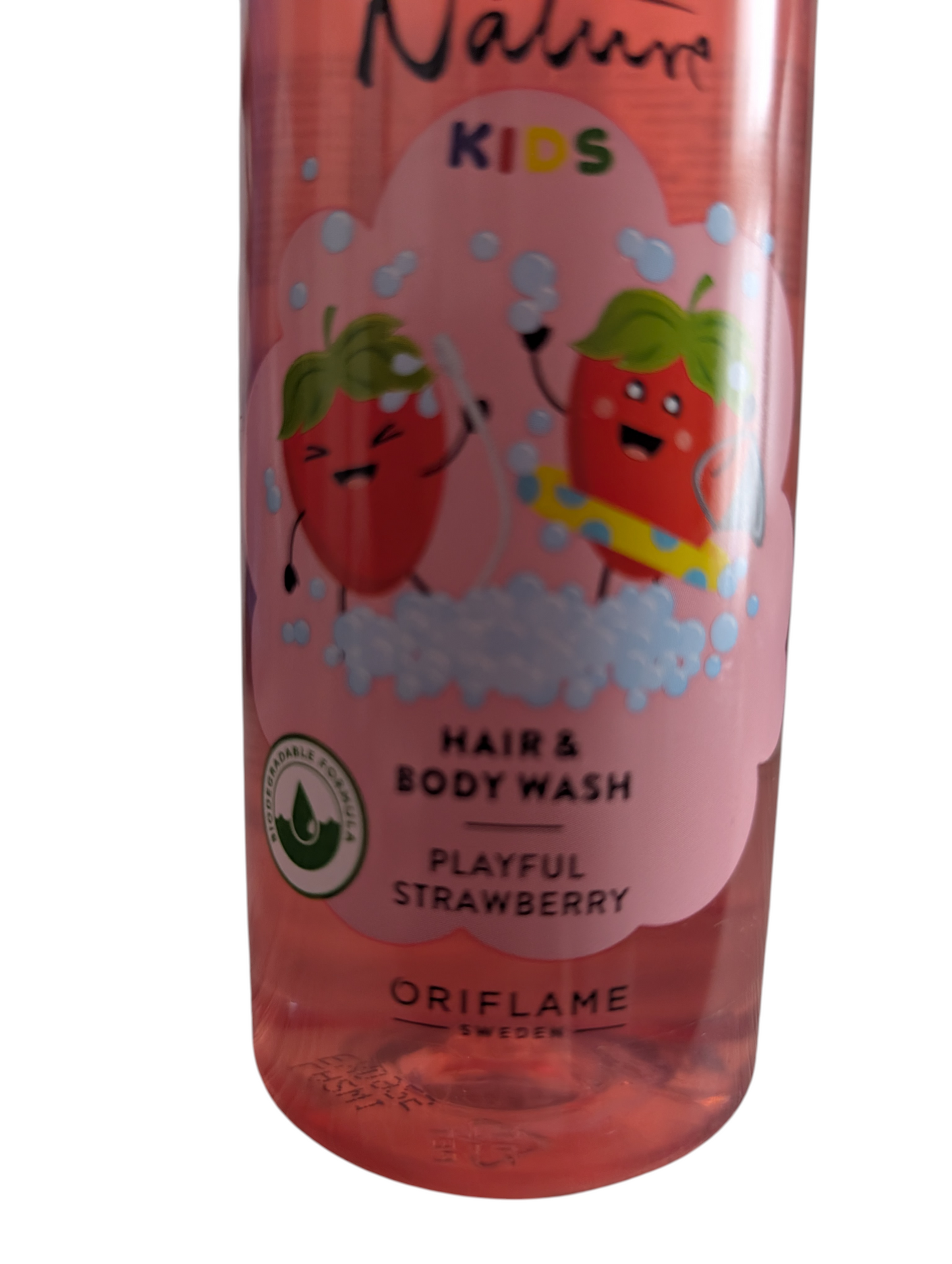Oriflame Love Nature Kids Haar- & Körperwäsche – Verspielte Erdbeere