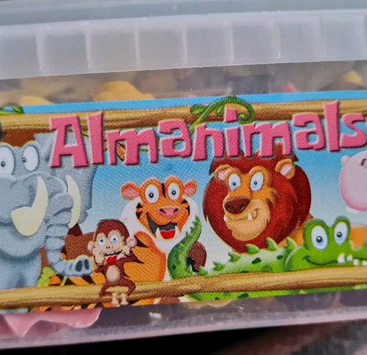 Alma animals Chocolate Animal Sweet Tub – £7 of Wild Delicious Fun! 🐵🦁🦓