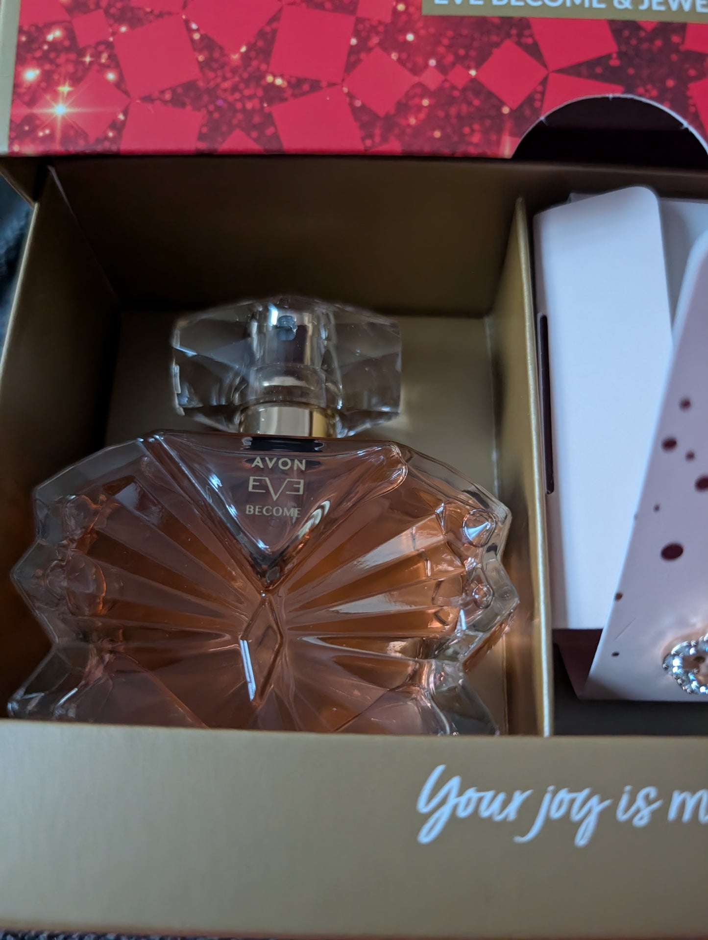 Avon Eve Become & Jewellery Gift Set