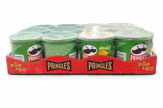 Pringles Pop & Go Mini Cans – Sour Cream & Onion | 12 Pack x