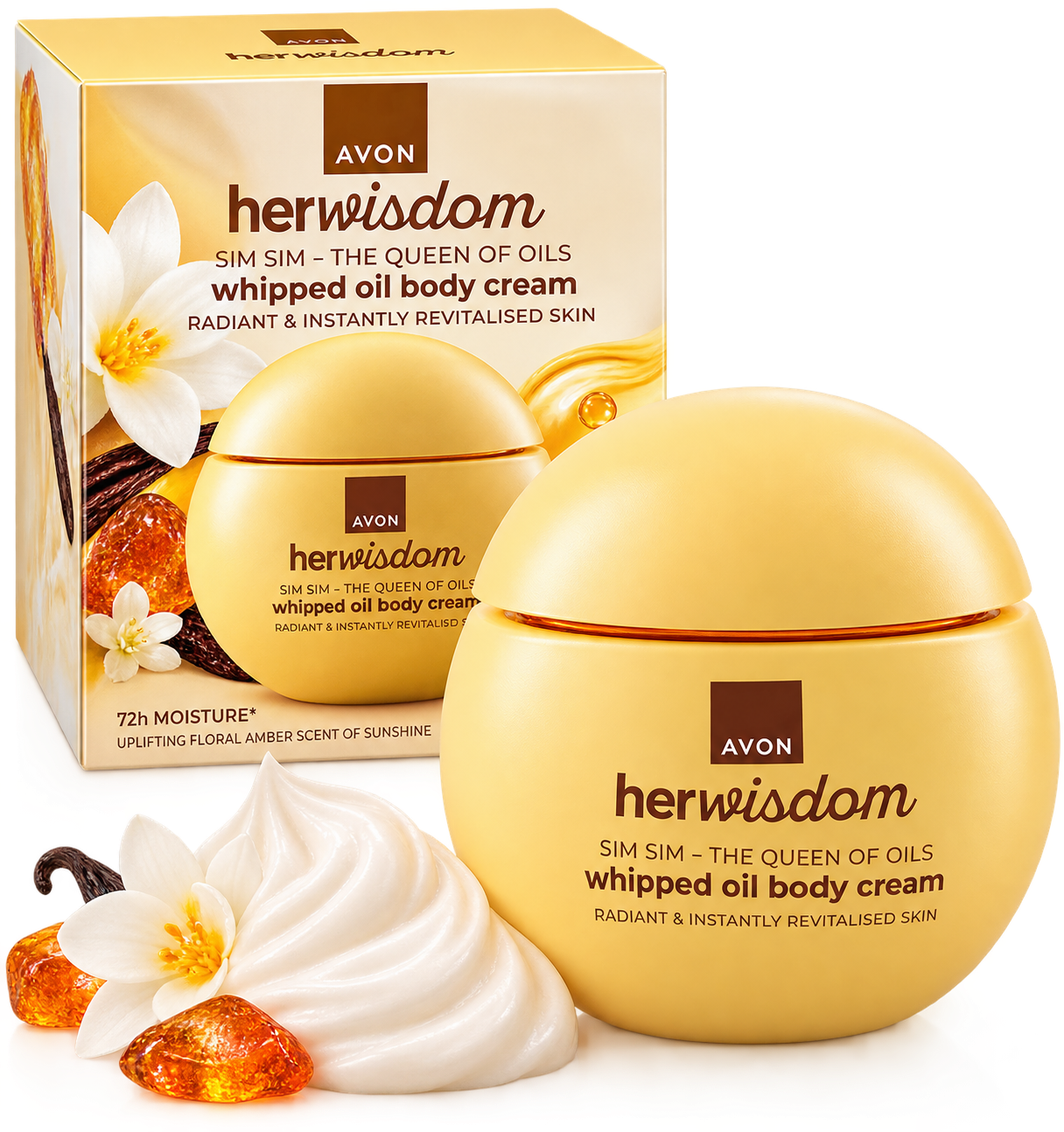 Avon Her Wisdom Whipped Oil Body Cream – Sim Sim Queen of Oils
