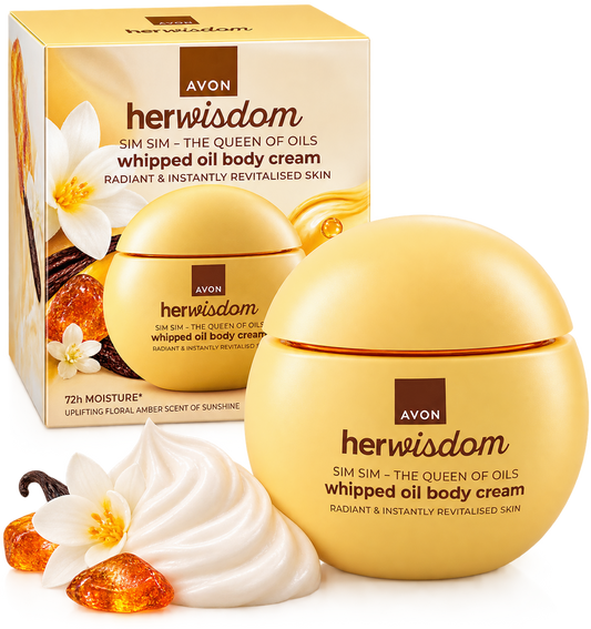 Avon Her Wisdom Whipped Oil Body Cream – Sim Sim Queen of Oils