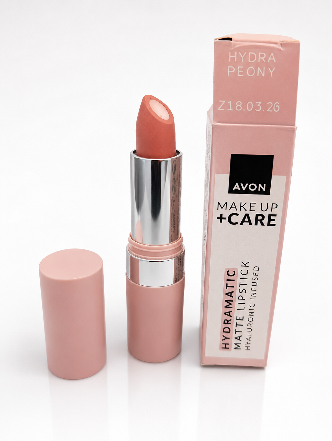 Avon Make Up + Care Hydramatic Matte Lipstick - Peony